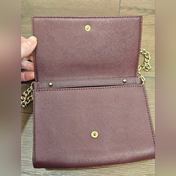 Kate Spade Burgundy Crossbody Bag - Like New - Picture 5 of 13